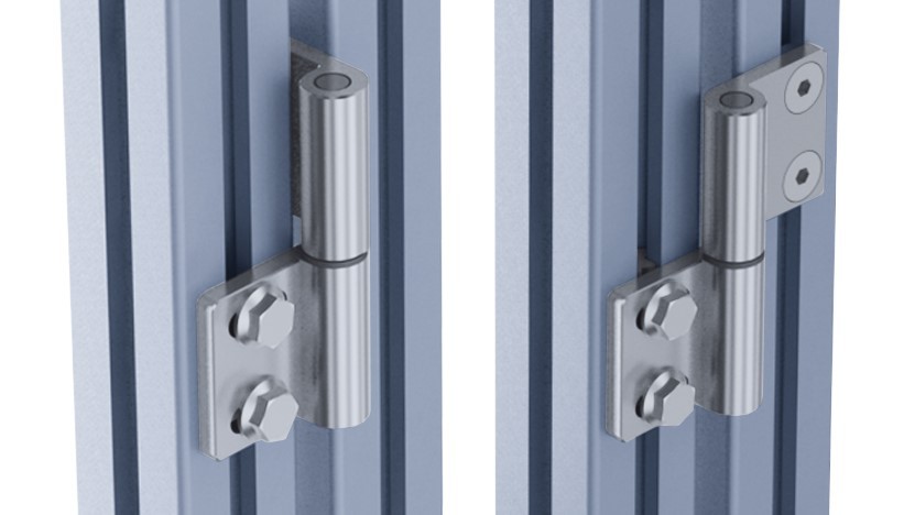 Heavy Aluminum Hinge (Set) — 095071