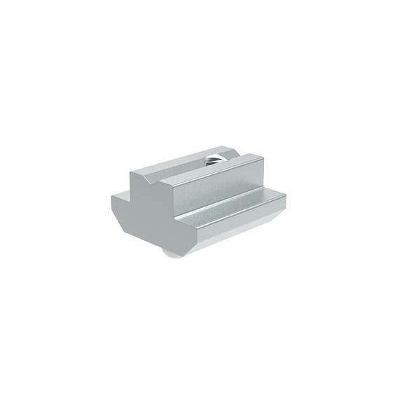 Т-гайка 19.5 x 10.6 mm, височина на реброто 5.1 mm, с подпружинена сачма