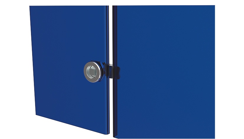 Малка ключалка с четвърт оборот 16.3 / 13.5, цинк, хромирана, вкл. езиче (комплект) — 0810447