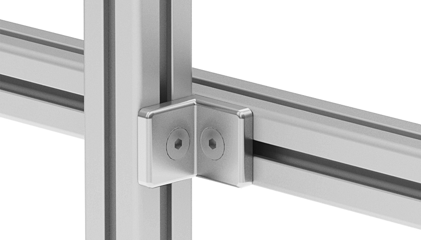 Zinc Connection Angle V 40 (Set) — 093WI40N08S01