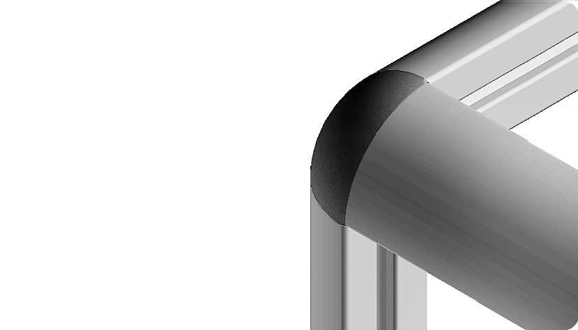 Cover Cap B 3-way Connection Angle 38 - 1.5" — 093WEA381B