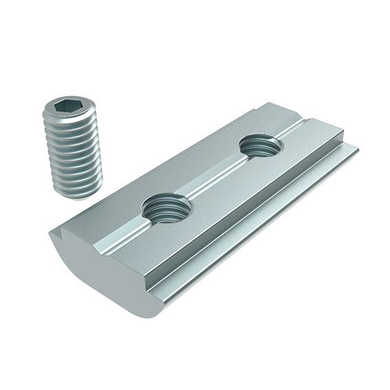 Двойна Т-гайка за вкарване отгоре 14.0 x 5.2 mm (комплект)