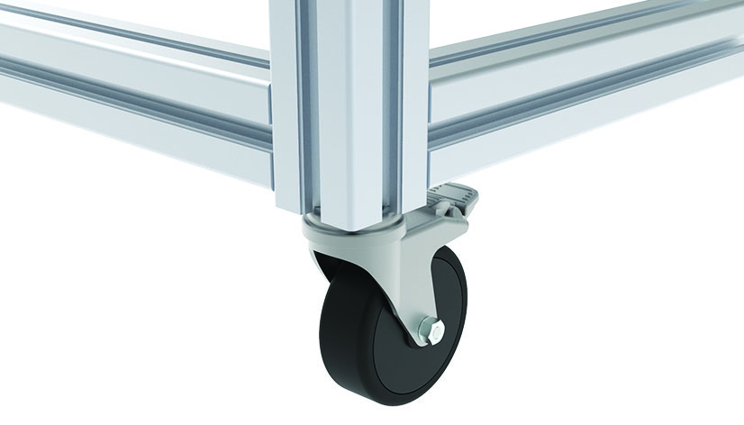 Swivel Caster Ø 75 with System Brake — 098S075TDN