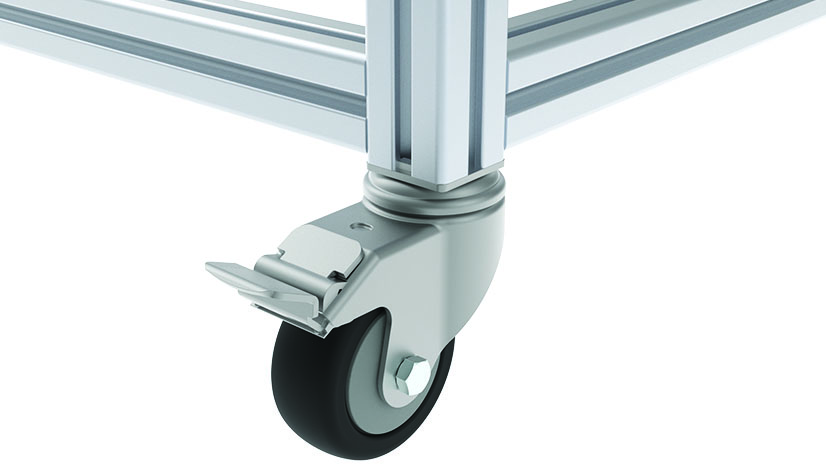 Swivel Caster Ø 80 / 100 / 125 with System Brake — 098S080ADN