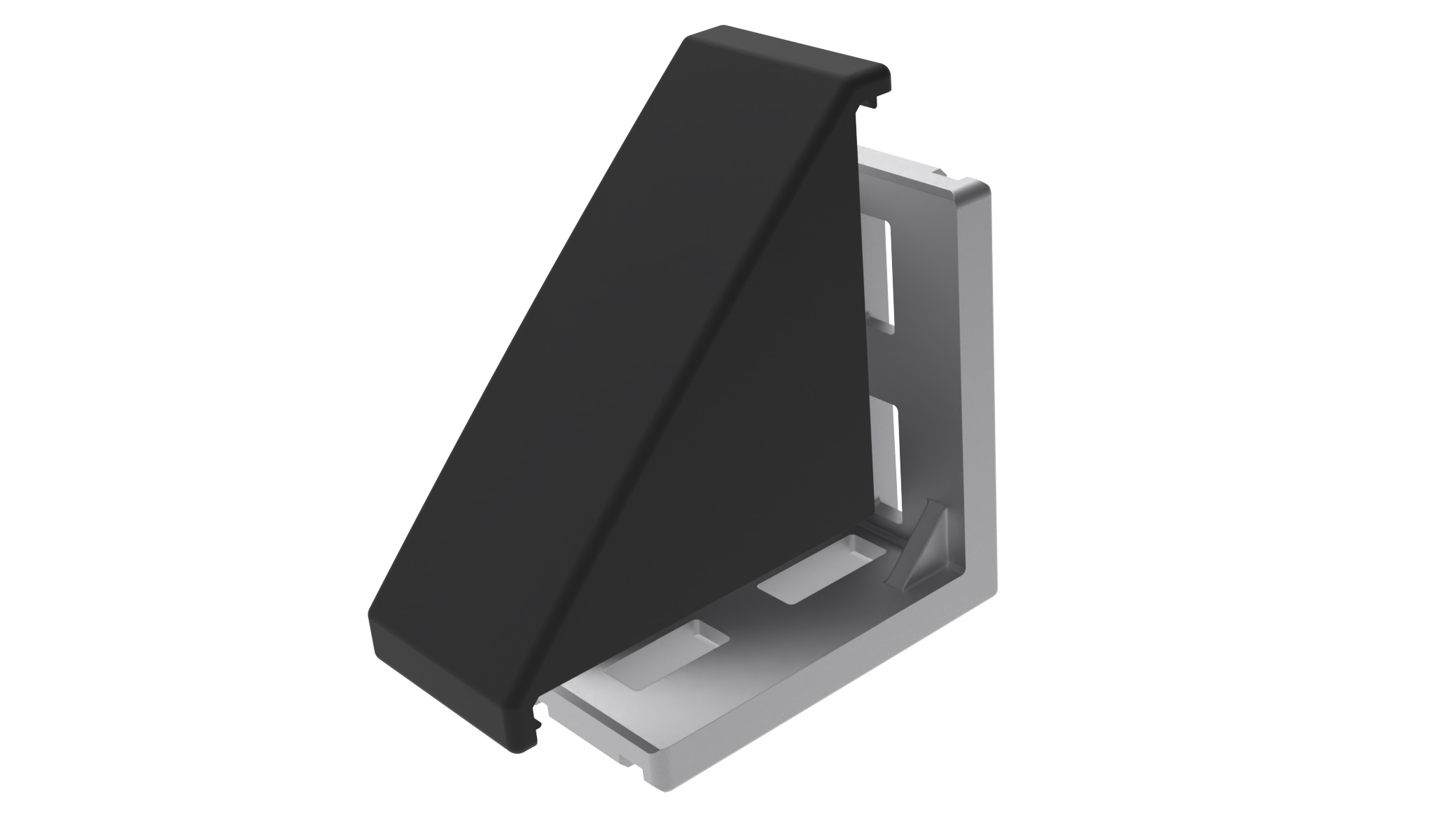 Cover Cap for Alu Connection Angle 40 x 80 — 093WA403