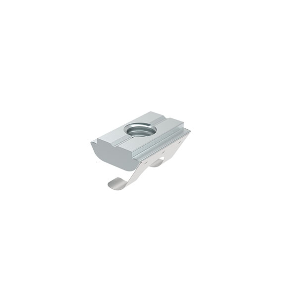 Т-гайка за вкарване отгоре 14.0 x 5.2 mm с пружинна пластина
