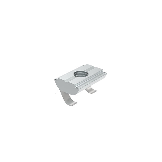 Т-гайка за вкарване отгоре 11.6 x 4.6 mm с пружинна пластина