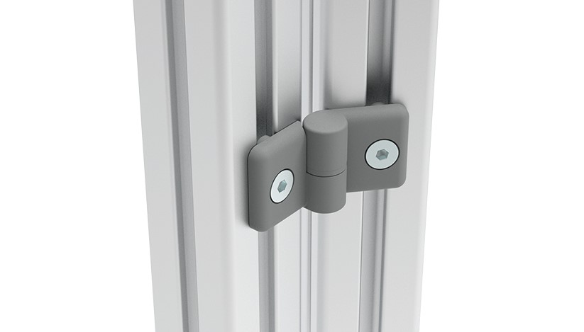 Plastic Hinge 32 x 60, Gray — 095020LS02