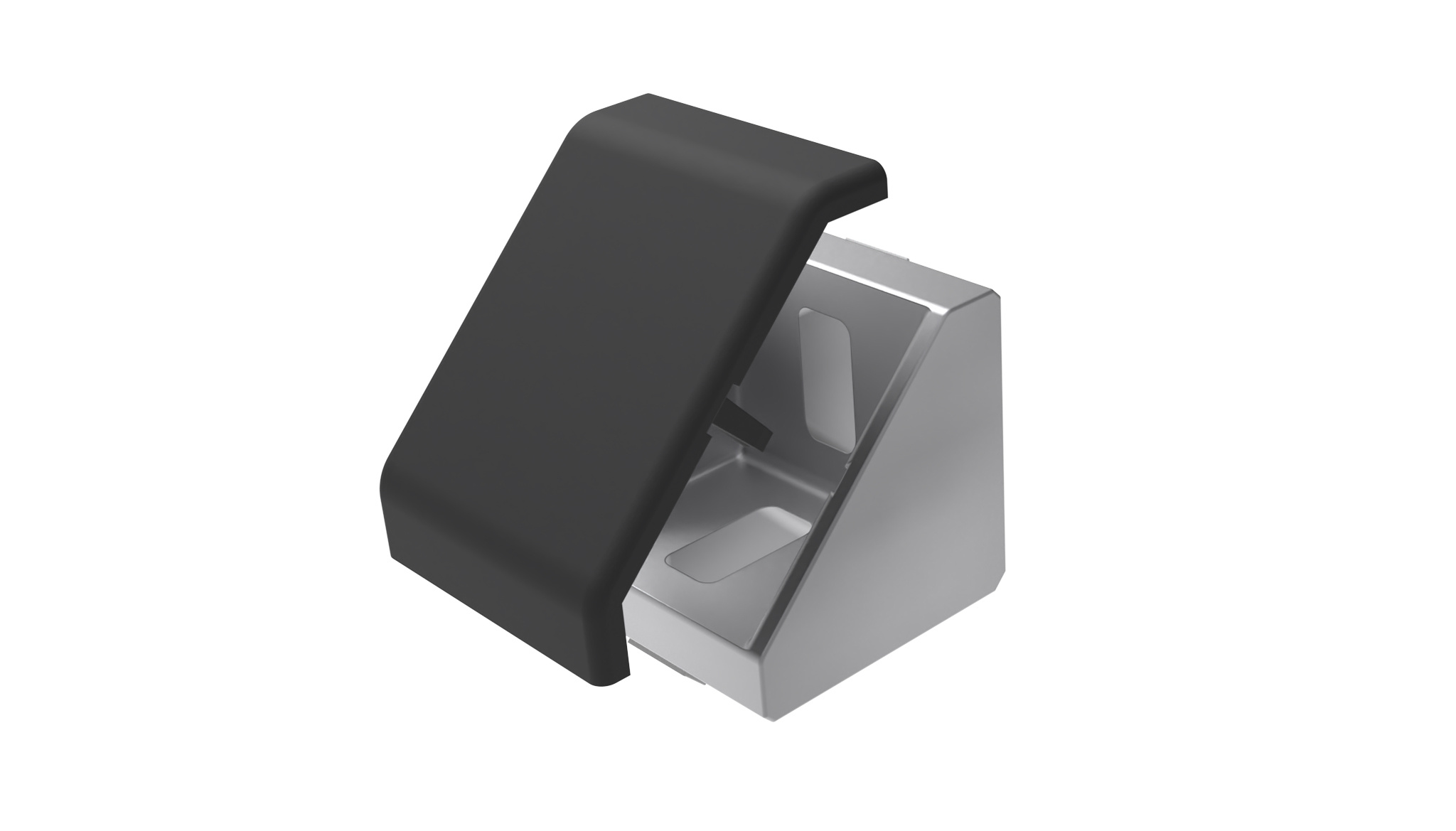 Flat Cover Cap for Alu Connection Angle 45 — 093WA421S02