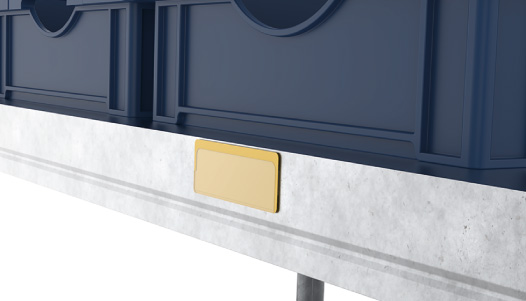 2-sides Open Magnetic Label Envelope 37 - 1.5" — 02021E37105LM15