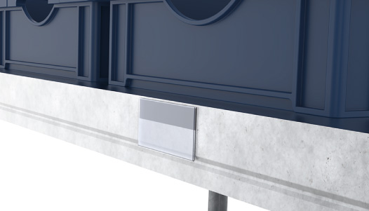 Self-adhesive Label Holder 47 - 1.85" — 02021H47100A01