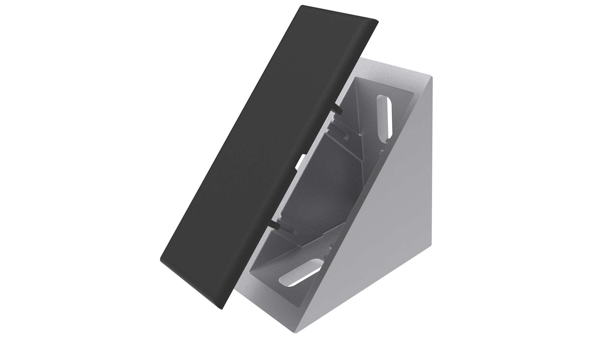 Cover Cap for Zinc Connection Angle 40 x 80 flat — 093WA802