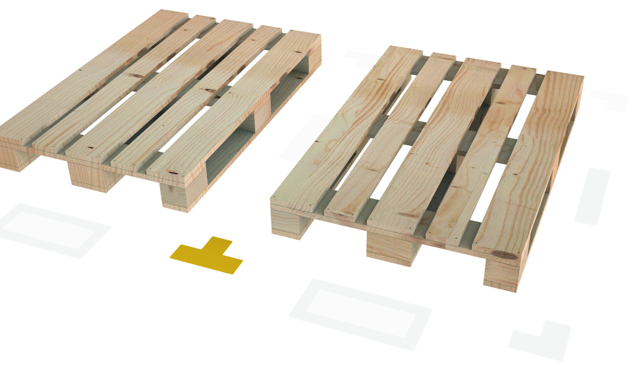 Floor Marking T-shape 100 — 0203HT10015