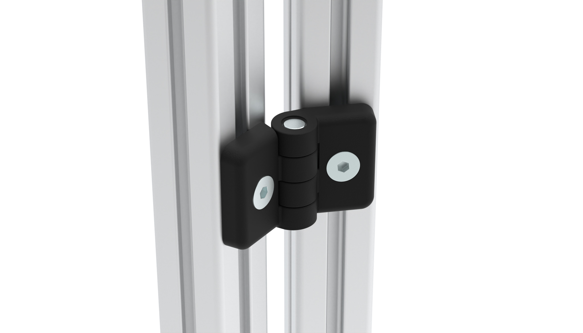 Heavy-duty Plastic Hinge 40, Black — 095KS4040F00