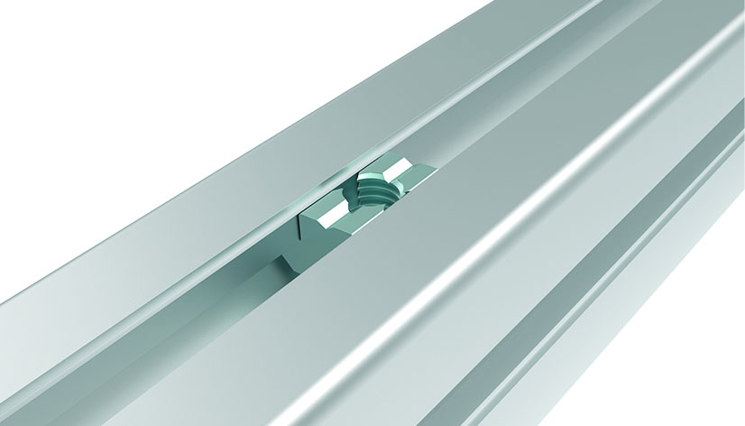 Т-гайка 19.5 x 10.6 mm, височина на реброто 4.8 mm — 0965310