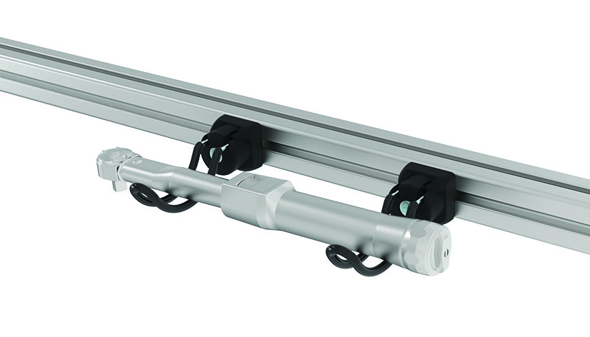 Кука за инструменти FX R35 - 27, гумирана, за профили 40 / 45, канал 8 / 10 — 6TH24074NR4091S01
