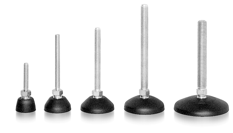 Base PA for Swivel Feet, Ball Joint 15, Black — 098D030K