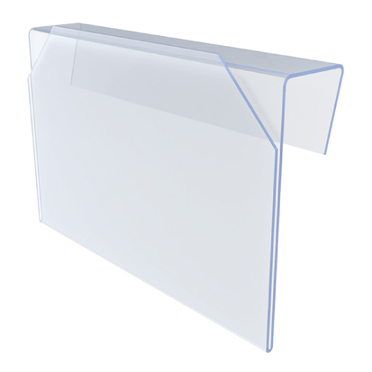 Overhanging KANBAN Label Holder