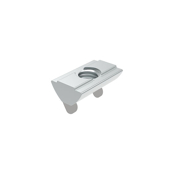 Т-гайка за вкарване отгоре 13.5 x 7.2 mm с пружинна пластина