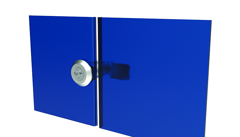 Extended Housing Quarter Turn Lock 22.5 / 40, ZN Chrome — 0810870
