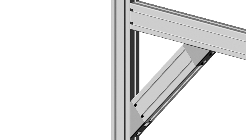 Съединител под ъгъл 40 x 80, 45° — 093WS40245