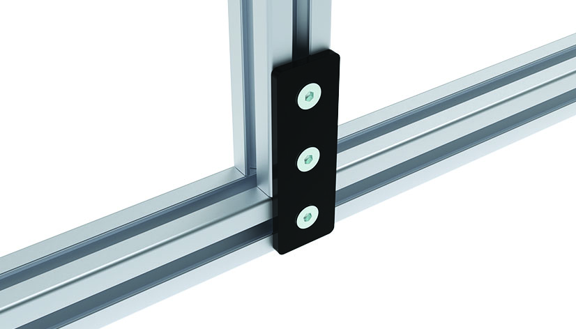 Connection Plate ST Rectangular 3 Hole, 1 Slot Version — 093V3090A