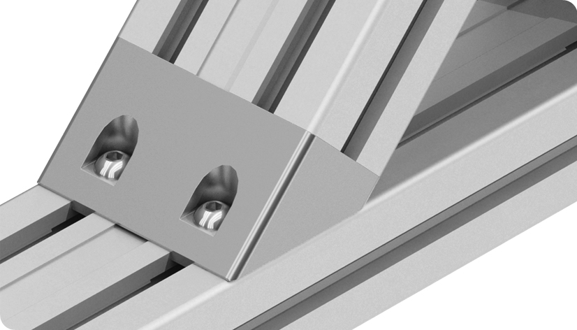 Angle Connector 90 x 45, 45° — 093WS90145N10