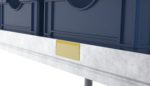 Top Open Self-adhesive Label Envelope 37 - 1.5" — 02021E37105TA15