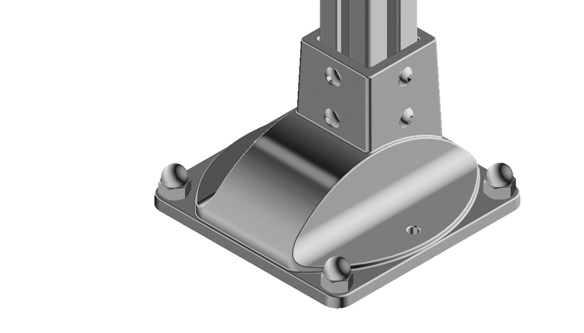 Floor Mount Base — 098G38150A