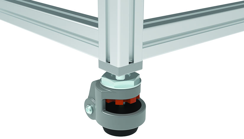 Leveling Caster with Bolt Hole Thread (Set) — 098LF050AF46S01