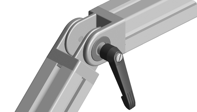 Става 45 със затягащ лост — 093GAF45AN